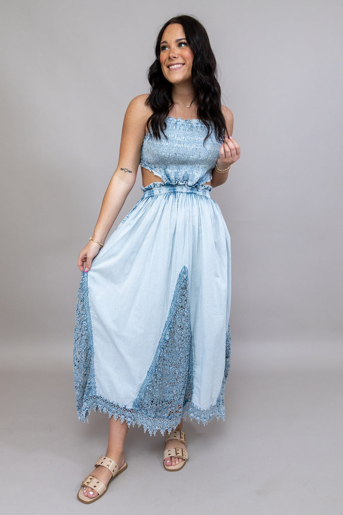 knee length dresses for ladies Hippie Backless Halter Maxi Dress  Boho Cascading Ruffle Long Dress  Boho  Beach Hut