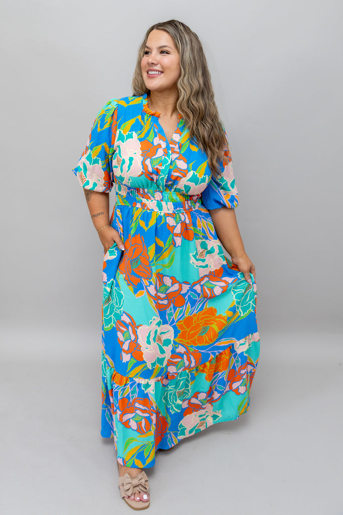 women's mesh maxi dress Rosalia Mesh Maxi Dress