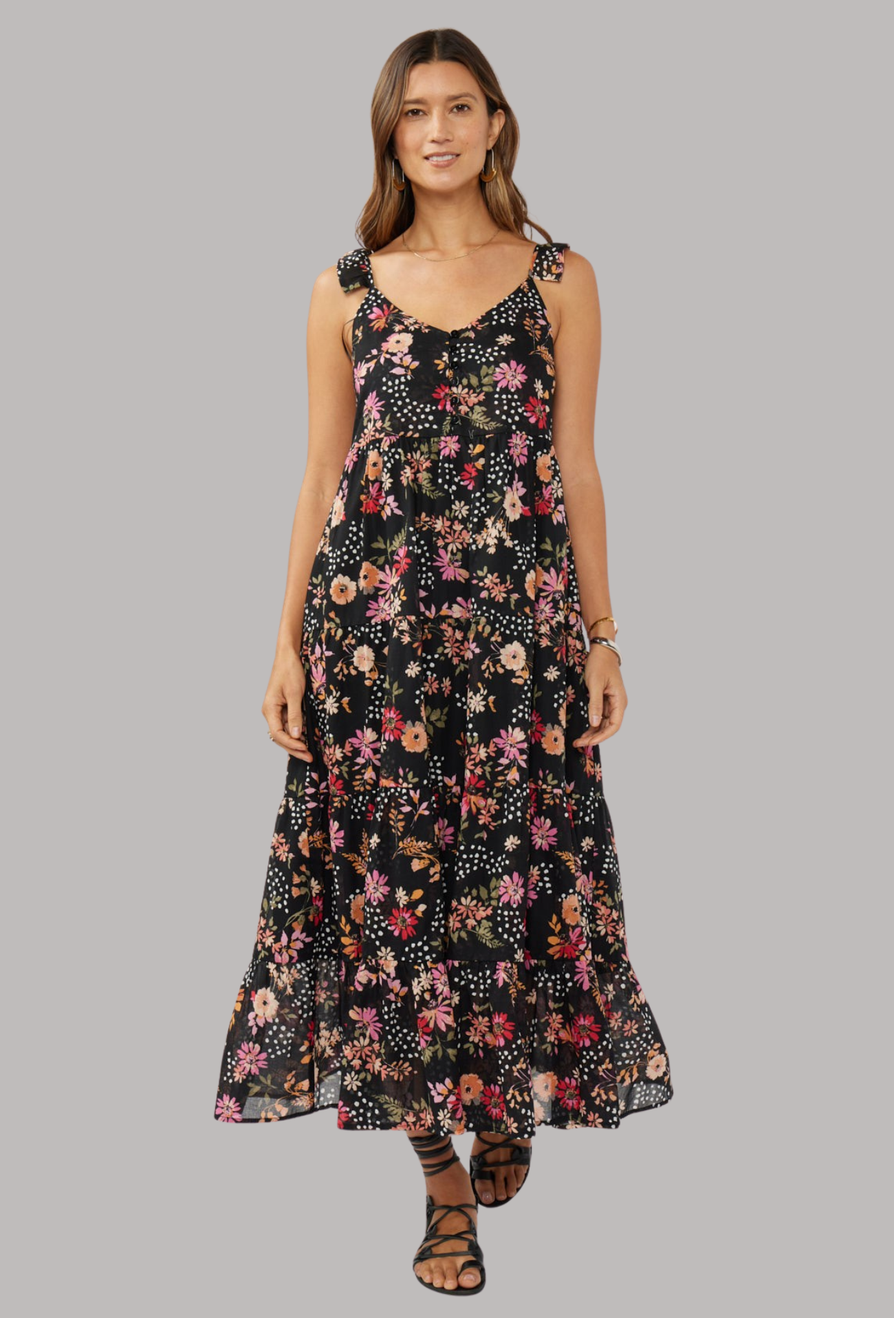 aq aq maxi dress MARY PRINTED CAMO STRAPLESS MAXI DRESS Aqaq.com