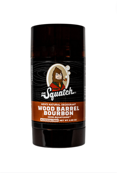 Dr. Squatch Men's Wood Barrel Bourbon Deodorant